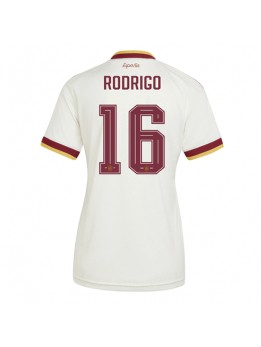 Spanien Rodri Hernandez #16 Auswärtstrikot für Frauen WM 2026 Kurzarm Spanien Rodri Hernandez #16 Auswärtstrikot für Frauen WM 2026 Kurzarm